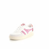 Baskets basses blanches et roses